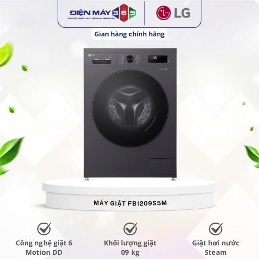 Máy Giặt LG Inverter 9 Kg FB1209S5M cửa trước 10 FB1209S5M