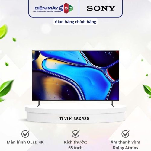 Tivi BRAVIA 8 OLED 4K 65 Inch Sony K-65XR80