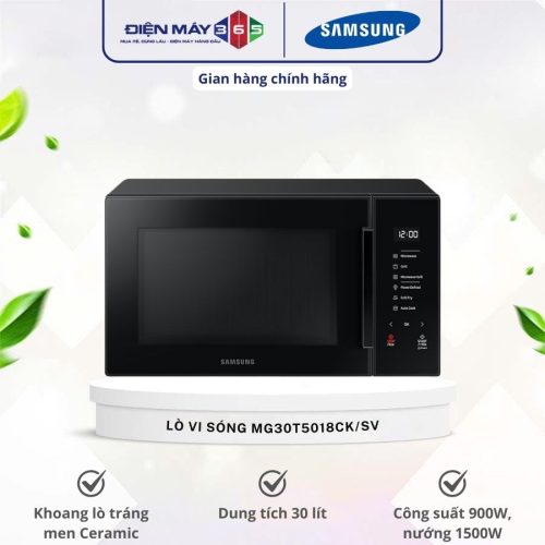 Lò vi sóng Samsung MG30T5018CK/SV 30 lít