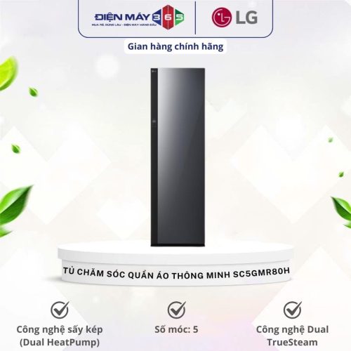 Tủ Chăm Sóc Quần Áo Thông Minh LG SC5GMR80H