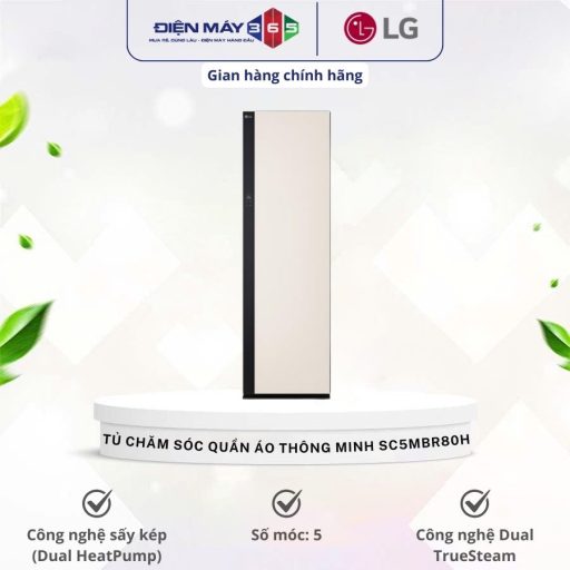 Tủ Chăm Sóc Quần Áo Thông Minh LG SC5MBR80H 10 SC5MBR80H