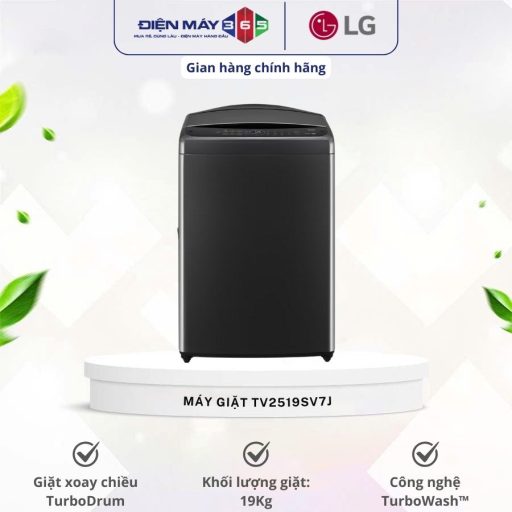 Máy Giặt LG Inverter 19 Kg TV2519SV7J cửa trên 10 TV2519SV7J