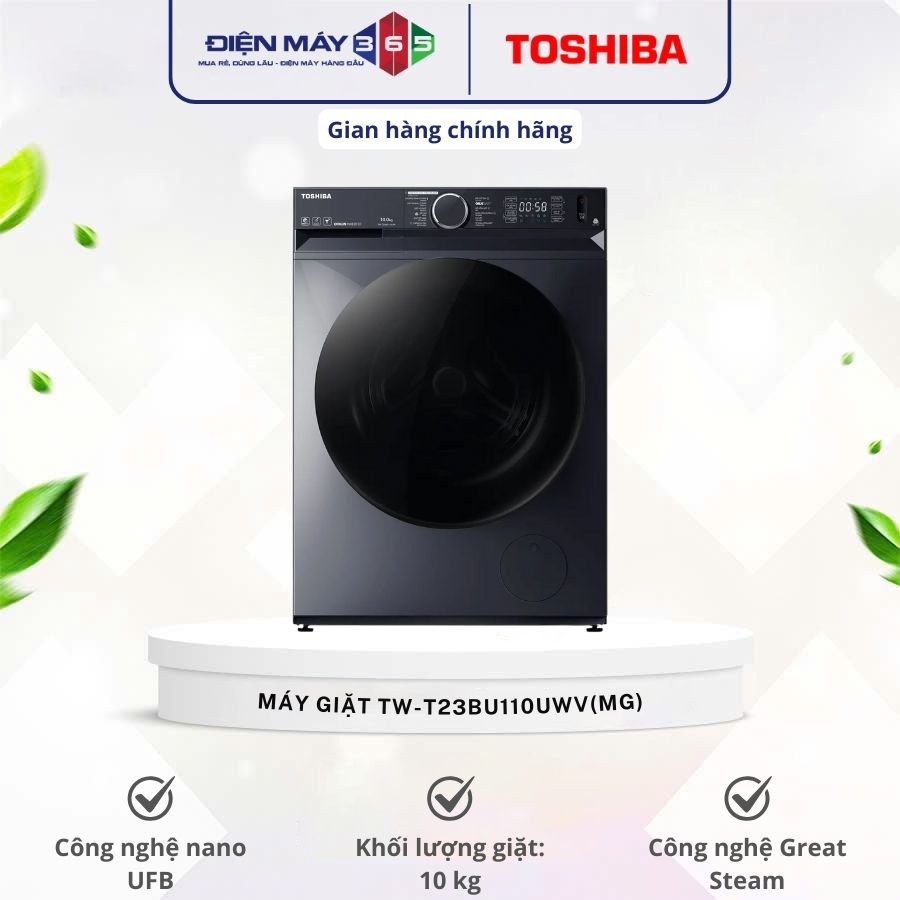 Máy giặt Toshiba Inverter 10 kg TW-T23BU110UWV(MG) 3 Máy giặt Toshiba Inverter 10 kg TW-T23BU110UWV(MG)