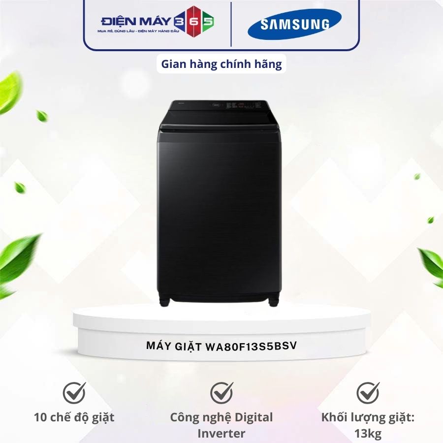 Máy giặt Samsung Inverter 13 kg WA80F13S5BSV 3 Máy giặt Samsung Inverter 13 kg WA80F13S5BSV