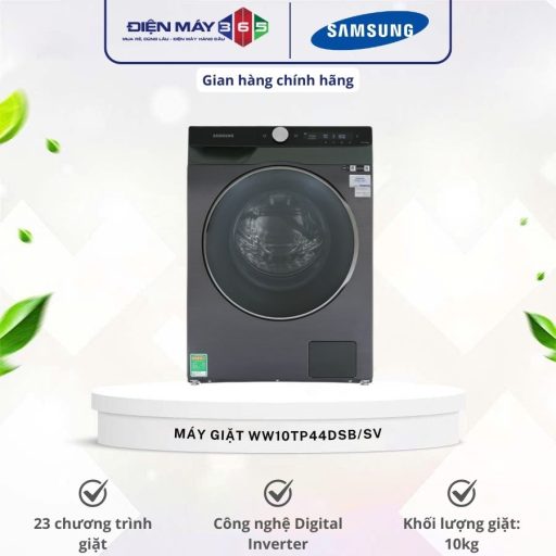 Máy Giặt Samsung Inverter AI 10 Kg WW10TP44DSB/SV cửa trước 12 WW10TP44DSB SV