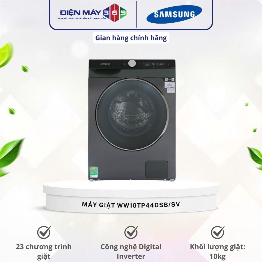 Máy Giặt Samsung Inverter AI 10 Kg WW10TP44DSB/SV cửa trước 3 Máy Giặt Samsung Inverter AI 10 Kg WW10TP44DSB/SV cửa trước