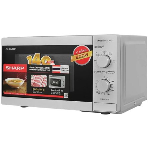 Lò vi sóng Sharp R-211TV-SL 21 Lít 6 Ảnh lò vi sóng Sharp R-211TV-SL 21 Lít