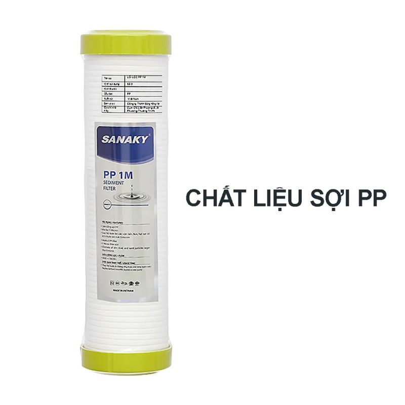 Lõi lọc nước Sanaky số 3 PP 1 Micron 4 Ảnh lõi lọc nước Sanaky số 3 PP 1 Micron