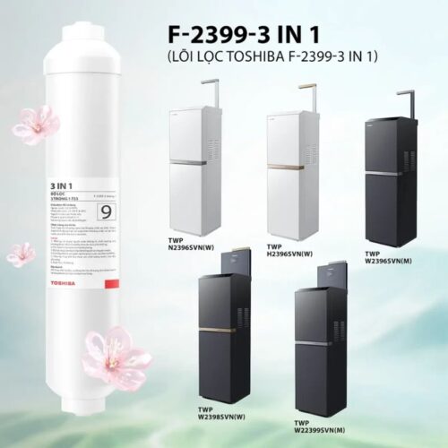 Lõi lọc nước Toshiba F-2399-3 in 1 5 Ảnh lõi lọc nước Toshiba F-2399-3 in 1