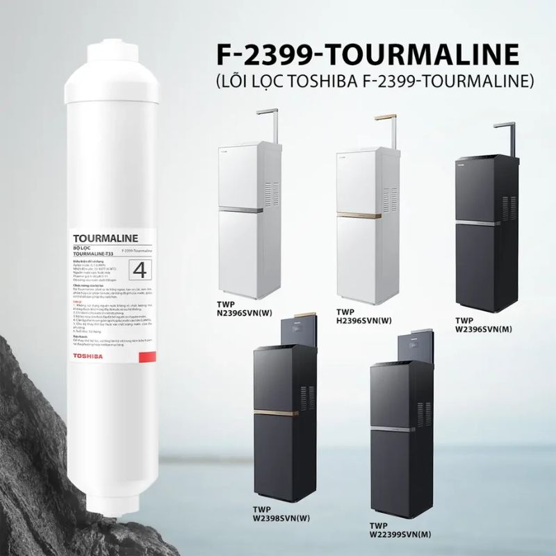 Lõi lọc nước Toshiba F-2399-Tourmaline 4 Ảnh lõi lọc nước Toshiba F-2399-Tourmaline