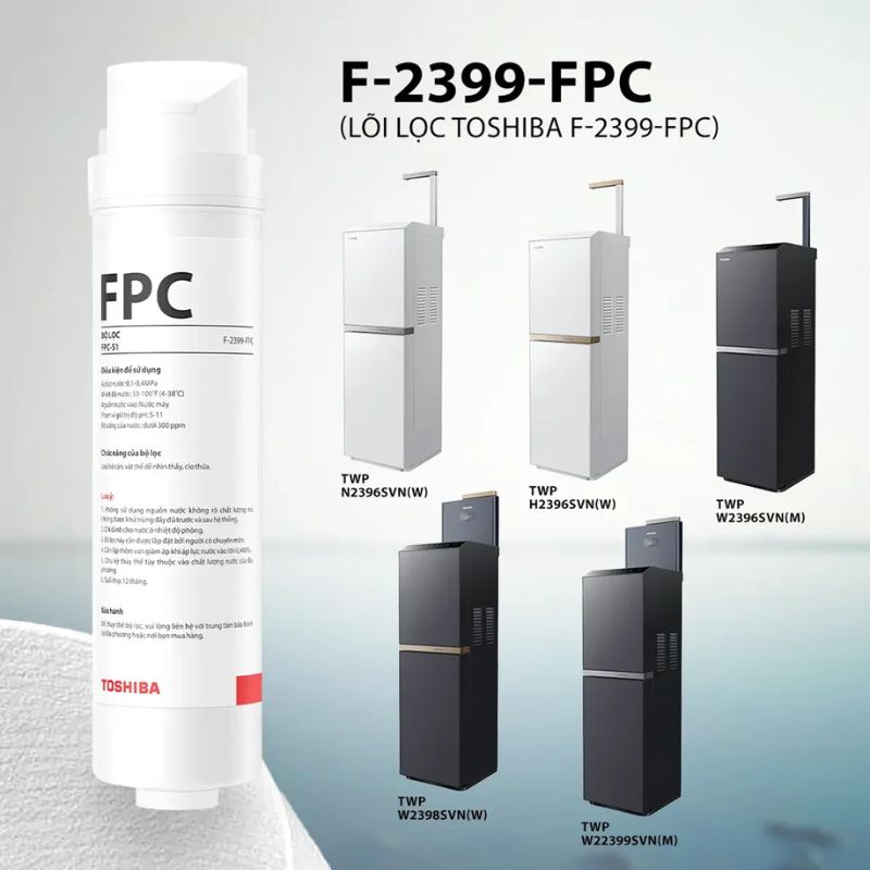 Lõi lọc nước Toshiba F-2399-FPC 4 Ảnh lõi lọc nước Toshiba F-2399-FPC