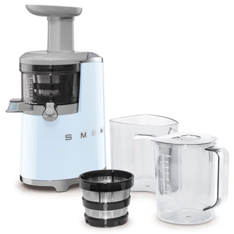 Máy ép chậm Smeg SJF01PBEU Lam Nhạt 3 Ảnh máy ép chậm Smeg SJF01PBEU Lam Nhạt