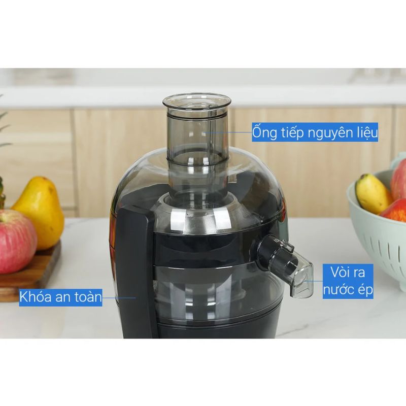 Máy ép trái cây Philips HR1832/00 3 Ảnh máy ép trái cây Philips HR1832/00