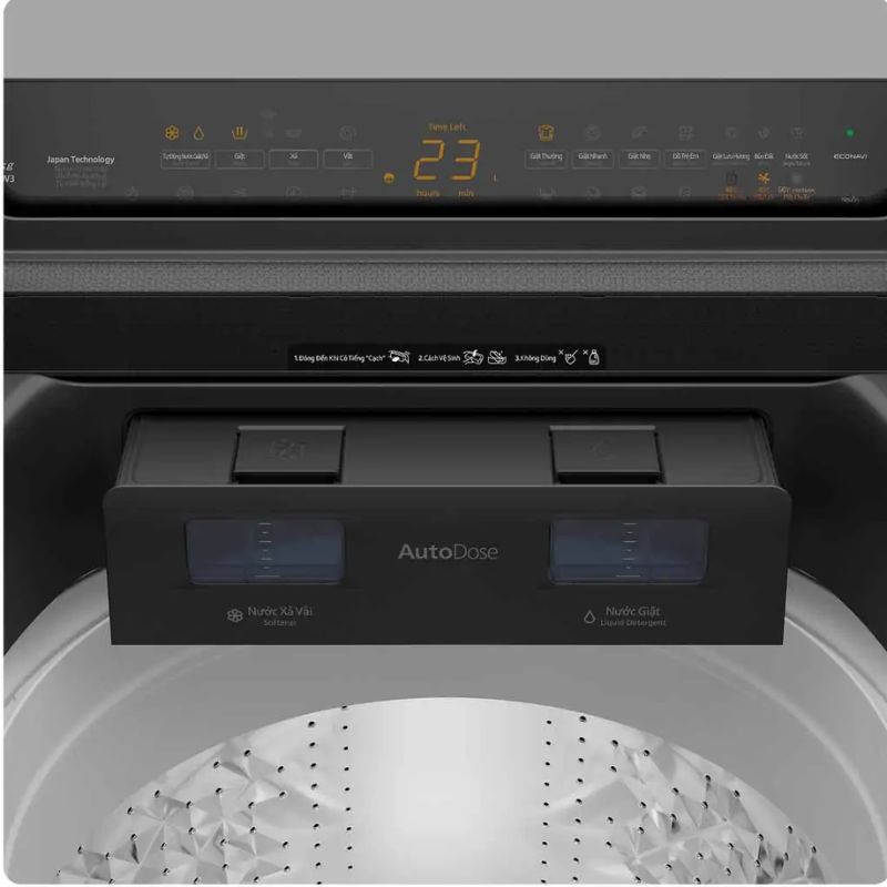 Máy Giặt Panasonic Inverter 10.5 Kg NA-FD105W3BV cửa trên 4 Ảnh máy Giặt Panasonic Inverter 10.5 Kg NA-FD105W3BV cửa trên