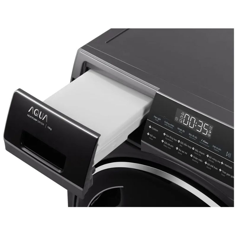 Máy Sấy Bơm Nhiệt Aqua 10 Kg AQH-H1000J.PS 4 Ảnh máy Sấy Bơm Nhiệt Aqua 10 Kg AQH-H1000J.PS
