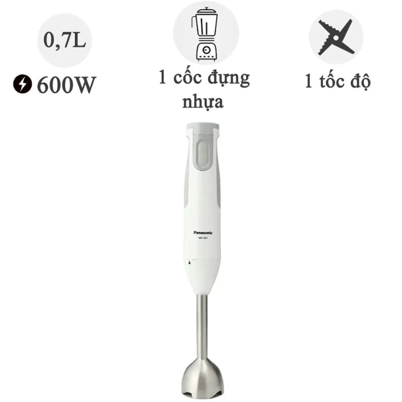 Máy xay cầm tay Panasonic MX-GS1WRA 600W 4 Ảnh máy xay cầm tay Panasonic MX-GS1WRA 600W