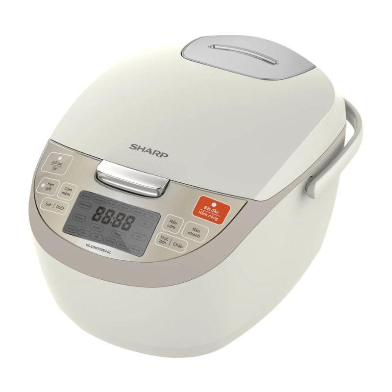 Nồi cơm điện tử Sharp KS-COM150EV-WH 1.5 Lít 4 Ảnh nồi cơm điện tử Sharp KS-COM193EV-GL 1.8 Lít