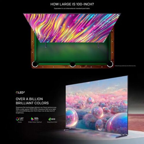 Tivi Google QLED 4K 100 Inch Coocaa 100A5D 8 Ảnh Tivi Google QLED 4K 100 Inch Coocaa 100A5D
