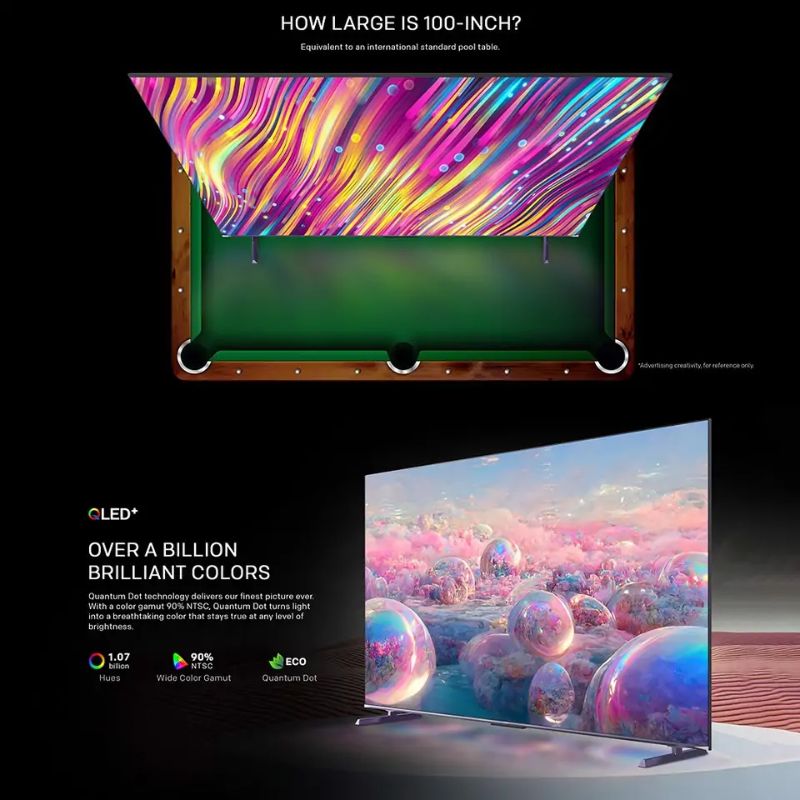 Tivi Google QLED 4K 100 Inch Coocaa 100A5D 4 Ảnh Tivi Google QLED 4K 100 Inch Coocaa 100A5D