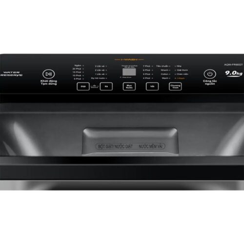 Máy Giặt Aqua 9 Kg AQW-FR90GT.S cửa trên 6 Bảng điều khiển máy giặt Aqua 9 Kg AQW-FR90GT.S cửa trên