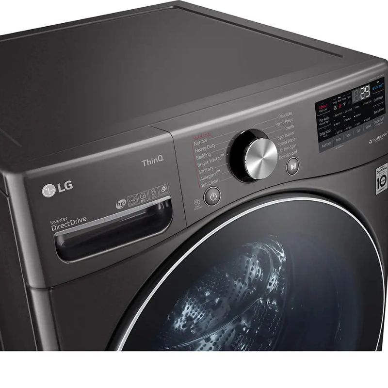 Máy Giặt Sấy LG Inverter Giặt 21 Kg - Sấy 12 Kg F2721HVRB 5 Bảng điều khiển máy Giặt Sấy LG Inverter Giặt 21 Kg - Sấy 12 Kg F2721HVRB