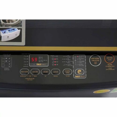 Máy Giặt Toshiba Inverter 10 Kg AW-DM1100PV(KK) cửa trên 8 Bảng điều khiển máy Giặt Toshiba Inverter 10 Kg AW-DM1100PV(KK) cửa trên