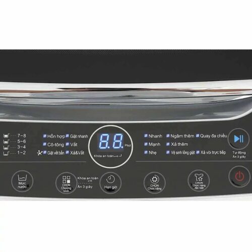 Máy Giặt Whirlpool 8.5 Kg VWVC8502FS cửa trên 8 Bảng điều khiển máy Giặt Whirlpool 8.5 Kg VWVC8502FS cửa trên