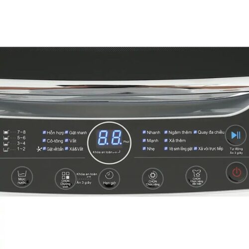 Máy Giặt Whirlpool 9.5 Kg VWVC9502FS cửa trên 8 Bảng điều khiển máy Giặt Whirlpool 9.5 Kg VWVC9502FS cửa trên