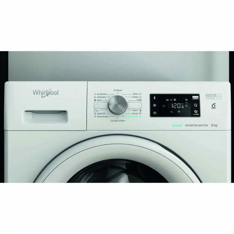 Máy Giặt Whirlpool Inverter 9 Kg FFB9458WVEE cửa trước 5 Bảng điều khiển máy Giặt Whirlpool Inverter 9 Kg FFB9458WVEE cửa trước