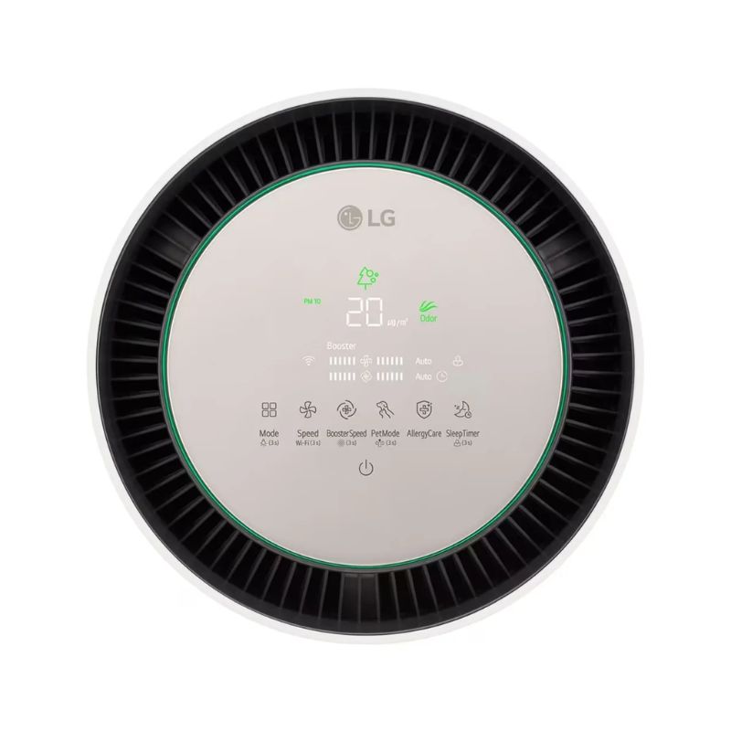 Máy lọc không khí LG 360 độ Alpha 1 tầng màu vàng be AS65GDBY0 6 Bảng điều khiển máy lọc không khí LG 360 độ Alpha 1 tầng màu vàng be AS65GDBY0