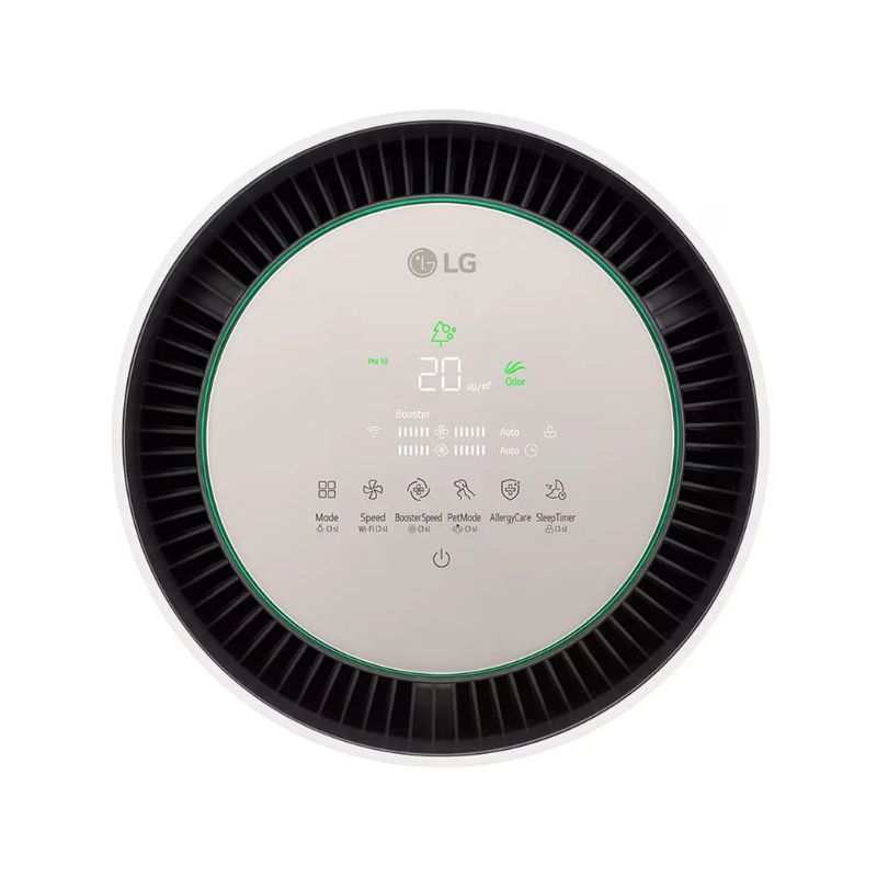 Máy lọc không khí LG 360 độ Alpha 2 tầng màu vàng be AS10GDBY0 6 Bảng điều khiển máy lọc không khí LG 360 độ Alpha 2 tầng màu vàng be AS10GDBY0