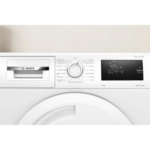 Máy Sấy Bơm Nhiệt Bosch 8 Kg WTH83028SG Serie 4 6 Bảng điều khiển máy Sấy Bơm Nhiệt Bosch 8 Kg WTH83028SG Serie 4