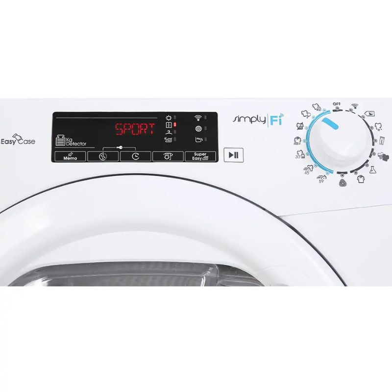 Máy Sấy Ngưng Tụ Candy 10 Kg CSO C10TE-S 5 Bảng điều khiển máy Sấy Ngưng Tụ Candy 10 Kg CSO C10TE-S