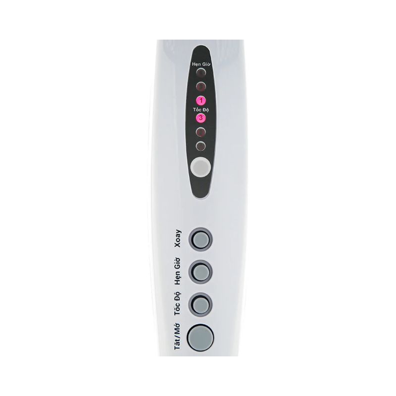 Quạt đứng có điều khiển Sharp PJ-S40RV-LG 5 Bảng điều khiển quạt đứng có điều khiển Sharp PJ-S40RV-LG