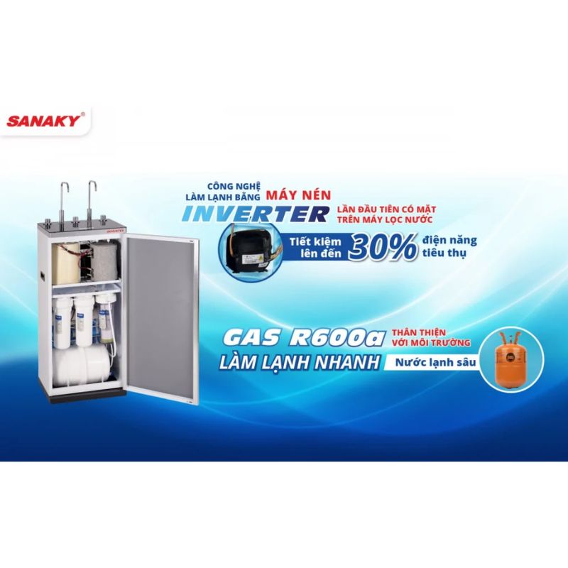 Máy lọc nước Sanaky VH-6210VD3 5 Bên trong máy lọc nước Sanaky VH-6210VD3