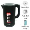 Bình đun siêu tốc 1.7 lít Sharp EKJ-17EVPS-BK 2 Bình đun siêu tốc 1.7 lít Sharp EKJ-17EVPS-BK