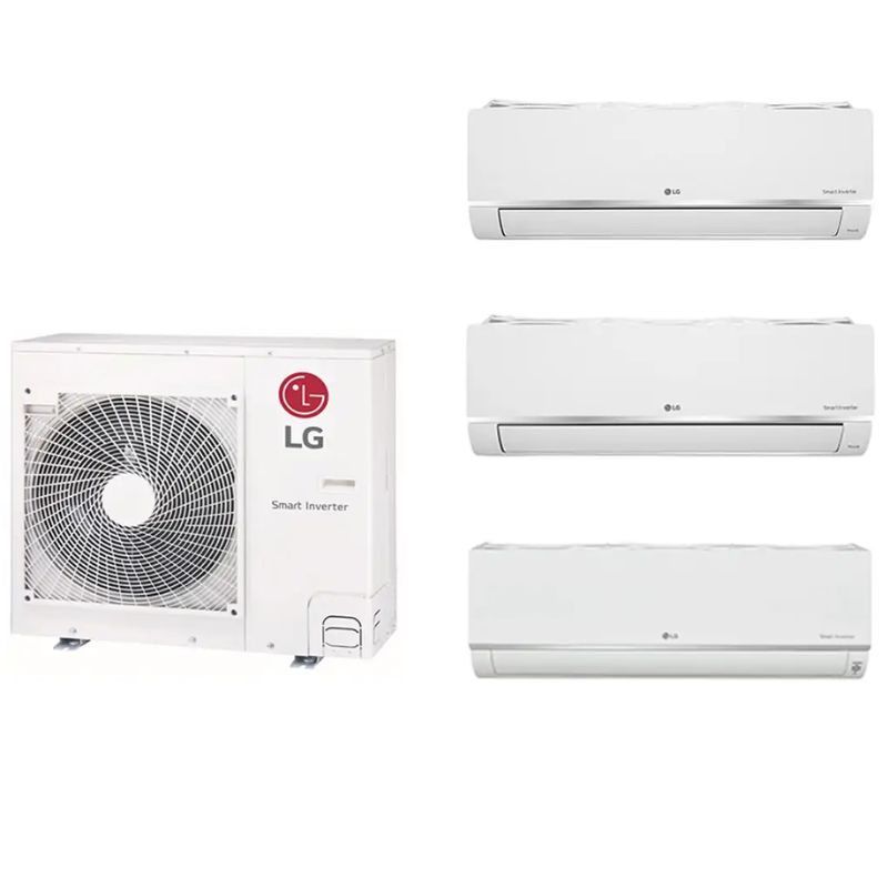 Bộ máy lạnh Multi LG Inverter 3 dàn lạnh 3 Hp Z3UQ30GFA0 3 Bộ máy lạnh Multi LG Inverter 3 dàn lạnh 3 Hp Z3UQ30GFA0