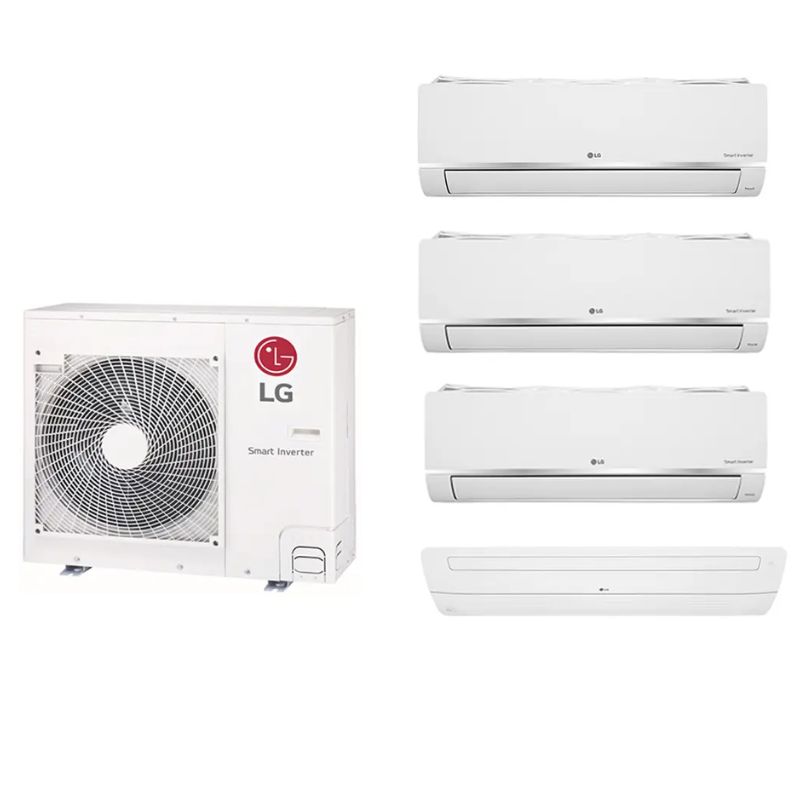 Bộ máy lạnh Multi LG Inverter 3 dàn lạnh & cassette 5 HP A5UQ48GFA 3 Bộ máy lạnh Multi LG Inverter 3 dàn lạnh & cassette 5 HP A5UQ48GFA