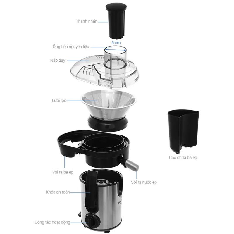 Máy ép trái cây Tefal ZE420D38 2 Ảnh máy ép trái cây Tefal ZE420D38
