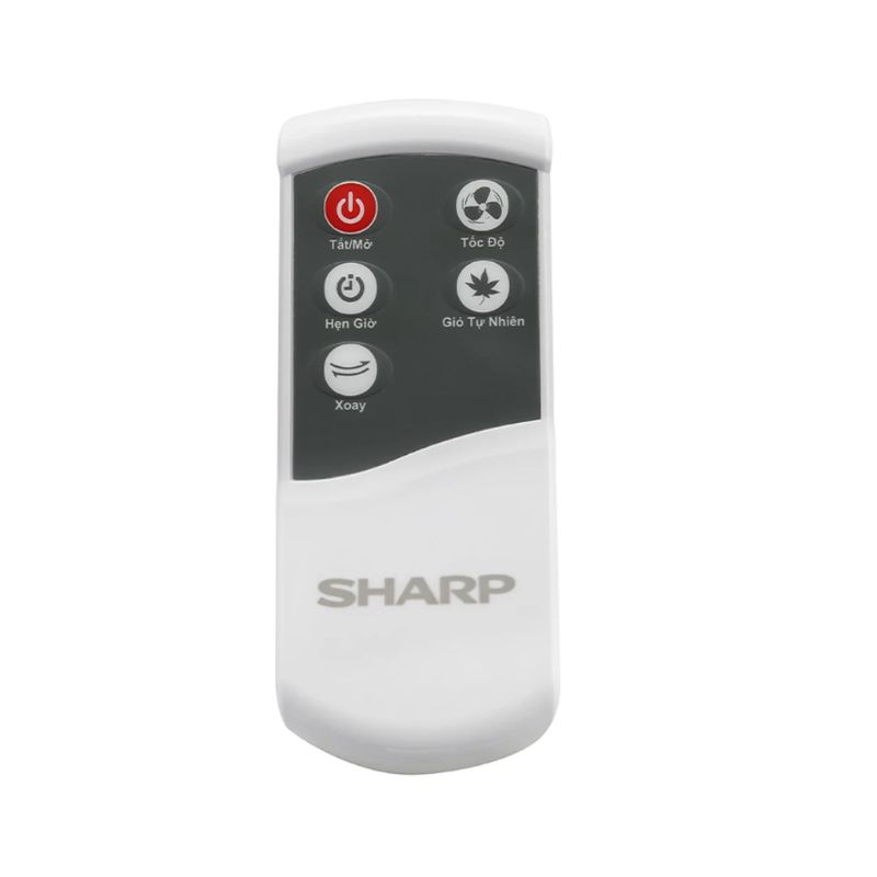 Quạt đứng có điều khiển Sharp PJ-S40RV-LG 6 Điều khiển quạt đứng có điều khiển Sharp PJ-S40RV-LG