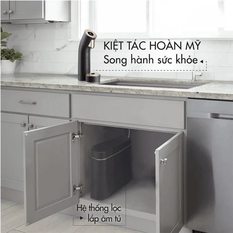 Máy lọc nước Wells The One Dark Brown 4 Hệ thống máy lọc nước Wells The One Dark Brown