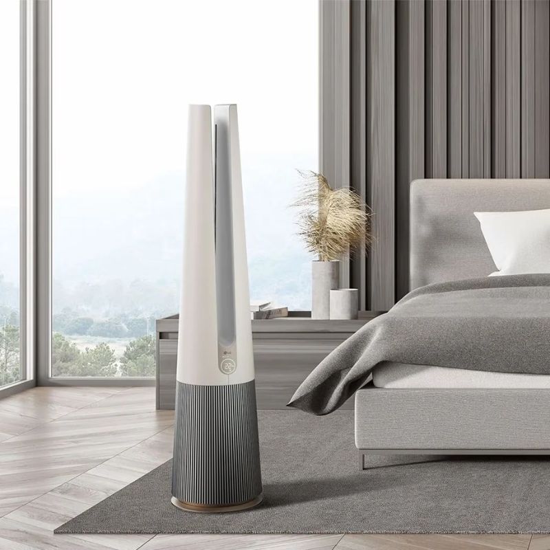 Máy lọc không khí LG PuriCare Aero Tower Hit FS15GPBK0 Màu Be 5 Hình ảnh máy lọc không khí LG PuriCare Aero Tower Hit FS15GPBK0 Màu Be