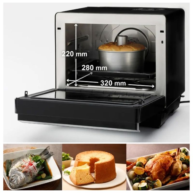 Lò chiên hấp Panasonic NU-SC180BYUE 5 Kích thước lò chiên hấp Panasonic NU-SC180BYUE