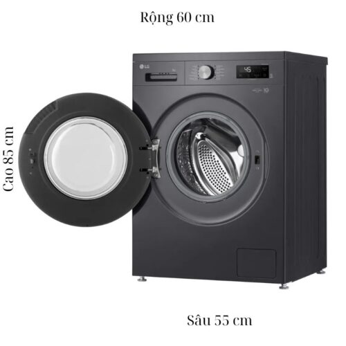 Máy Giặt LG Inverter 9 Kg FB1209S5M cửa trước 9 Kích thước máy Giặt LG Inverter 9 Kg FB1209S5M cửa trước
