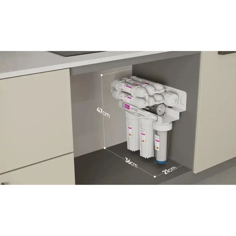 Máy lọc nước Mutosi MP-210CP 5 Kích thước máy lọc nước Mutosi MP-210CP