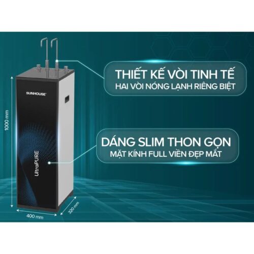 Máy lọc nước Sunhouse SHA76621KL 8 Kích thước máy lọc nước Sunhouse SHA76621KL