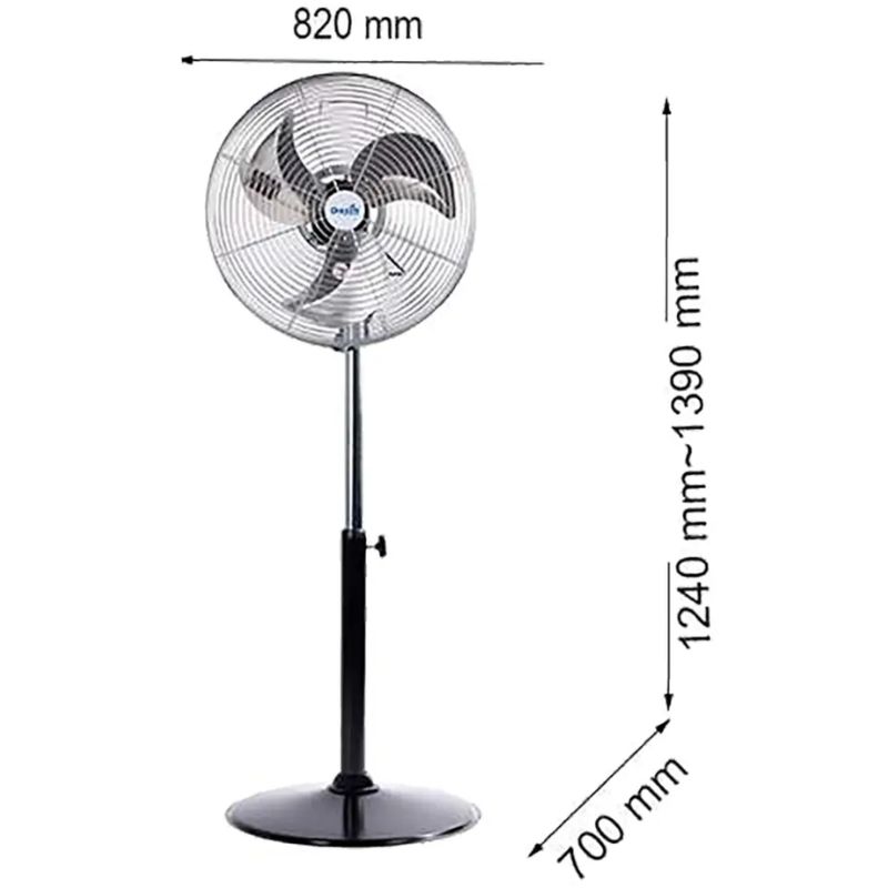 Quạt đứng Dasin KSM-1845 6 Kích thước quạt đứng Dasin KSM-1845