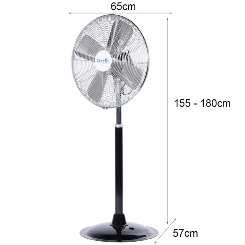 Quạt đứng Dasin KSM-2460 6 Kích thước quạt đứng Dasin KSM-2460