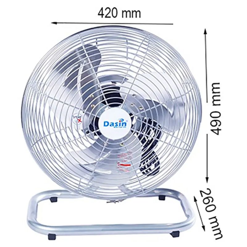 Quạt sàn Dasin KDD-1435 6 Kích thước quạt sàn Dasin KDD-1435