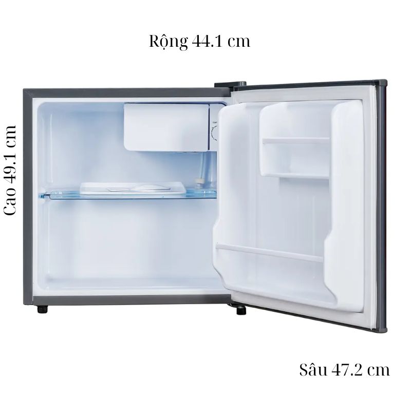Tủ Lạnh 1 cánh mini 50 Lít Funiki FR-51CD 5 Kích thước tủ Lạnh 1 cánh mini 50 Lít Funiki FR-51CD